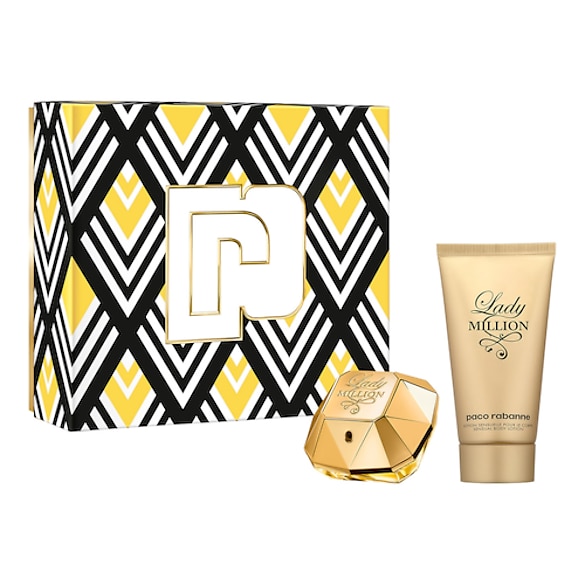 Lady Million - Coffret Eau de parfum et Lait Parfumé pour le corps, RABANNE FRAGRANCES